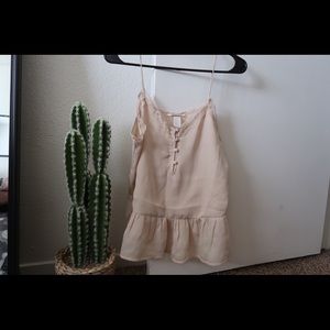H&M Beige Camisole, Size 6 never worn